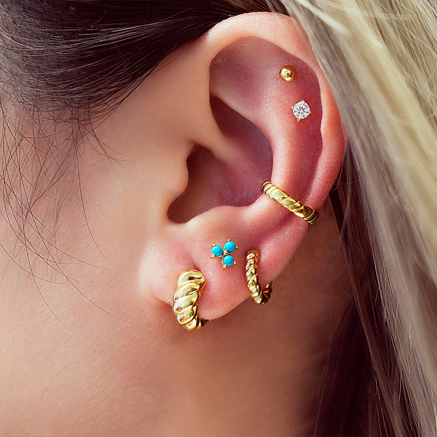  Chill Voyager - Earrings - Silver / 14kt GP